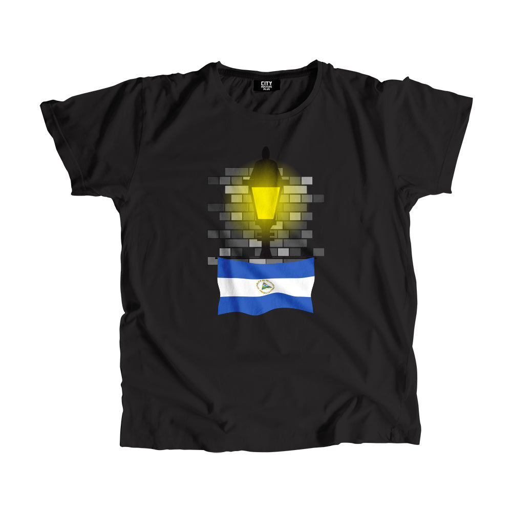 Nicaragua Street Lamp Bricks Men Unisex T-Shirt