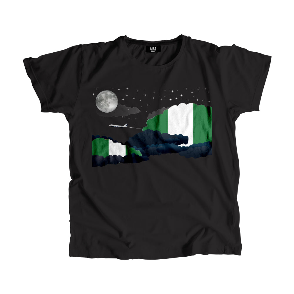 Nigeria Night Clouds Men Unisex T-Shirt
