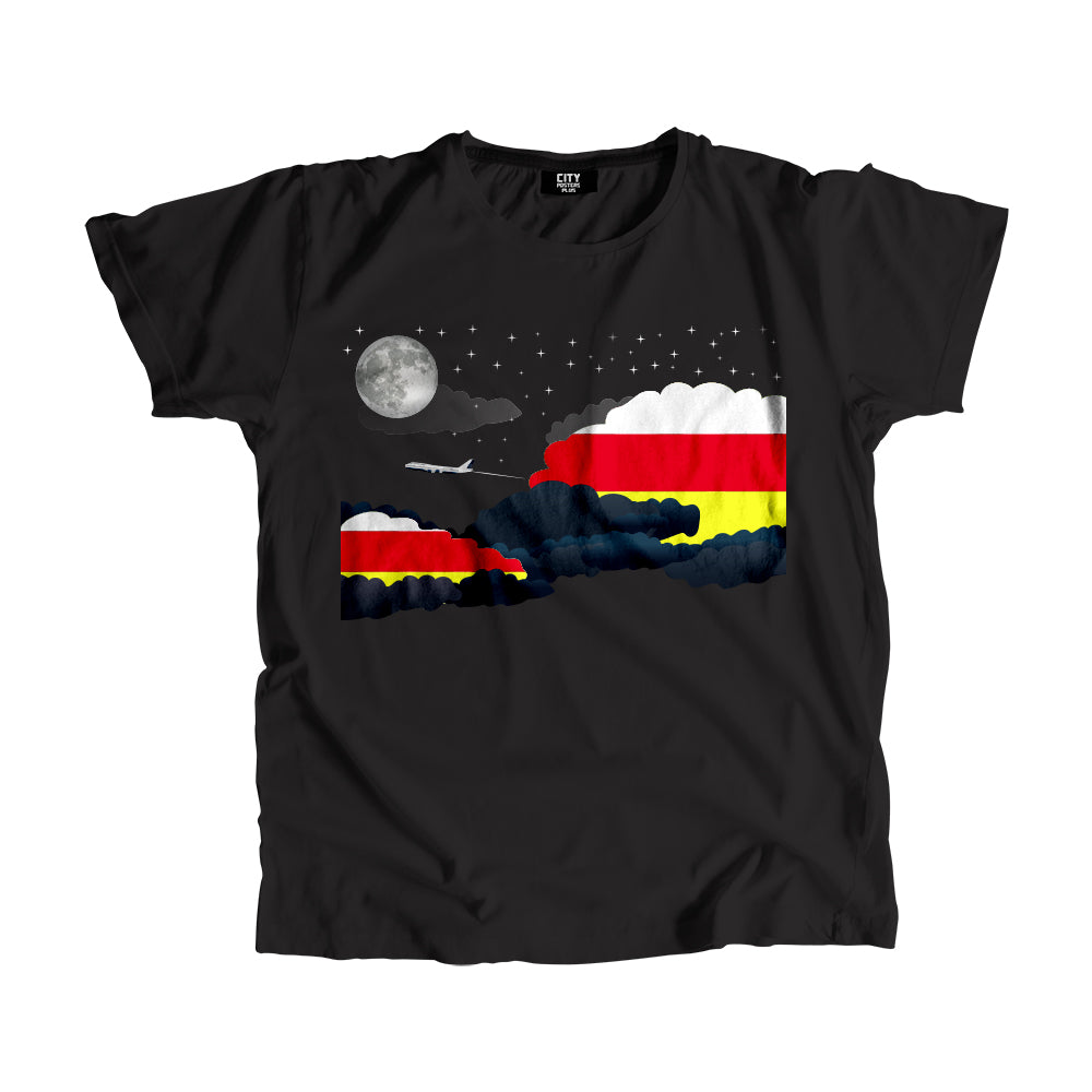 North Ossetia Night Clouds Men Unisex T-Shirt