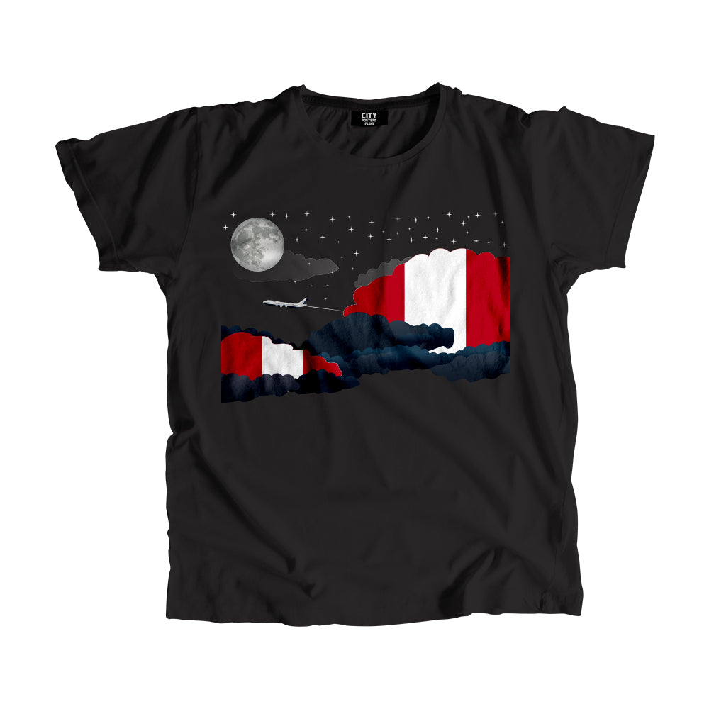 Peru Night Clouds Men Unisex T-Shirt