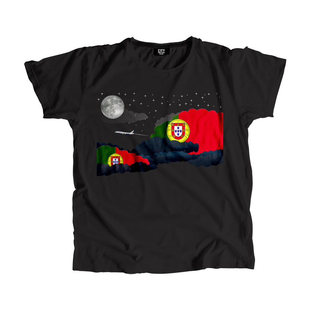 Portugal Night Clouds Men Unisex T-Shirt