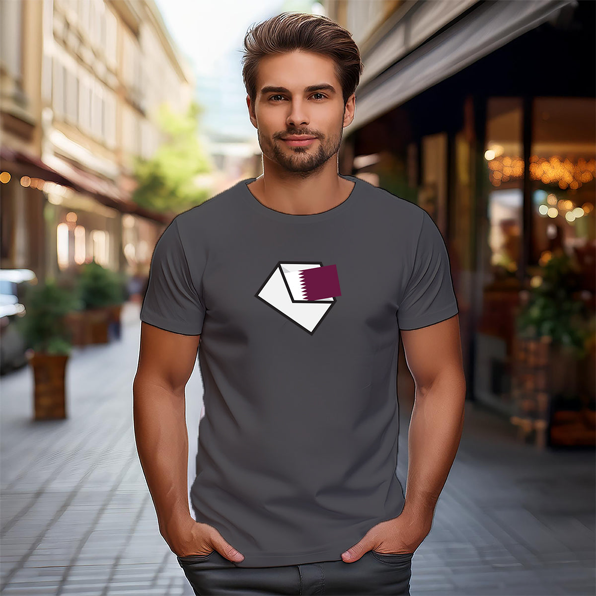 Qatar Mail Men Unisex T-Shirt