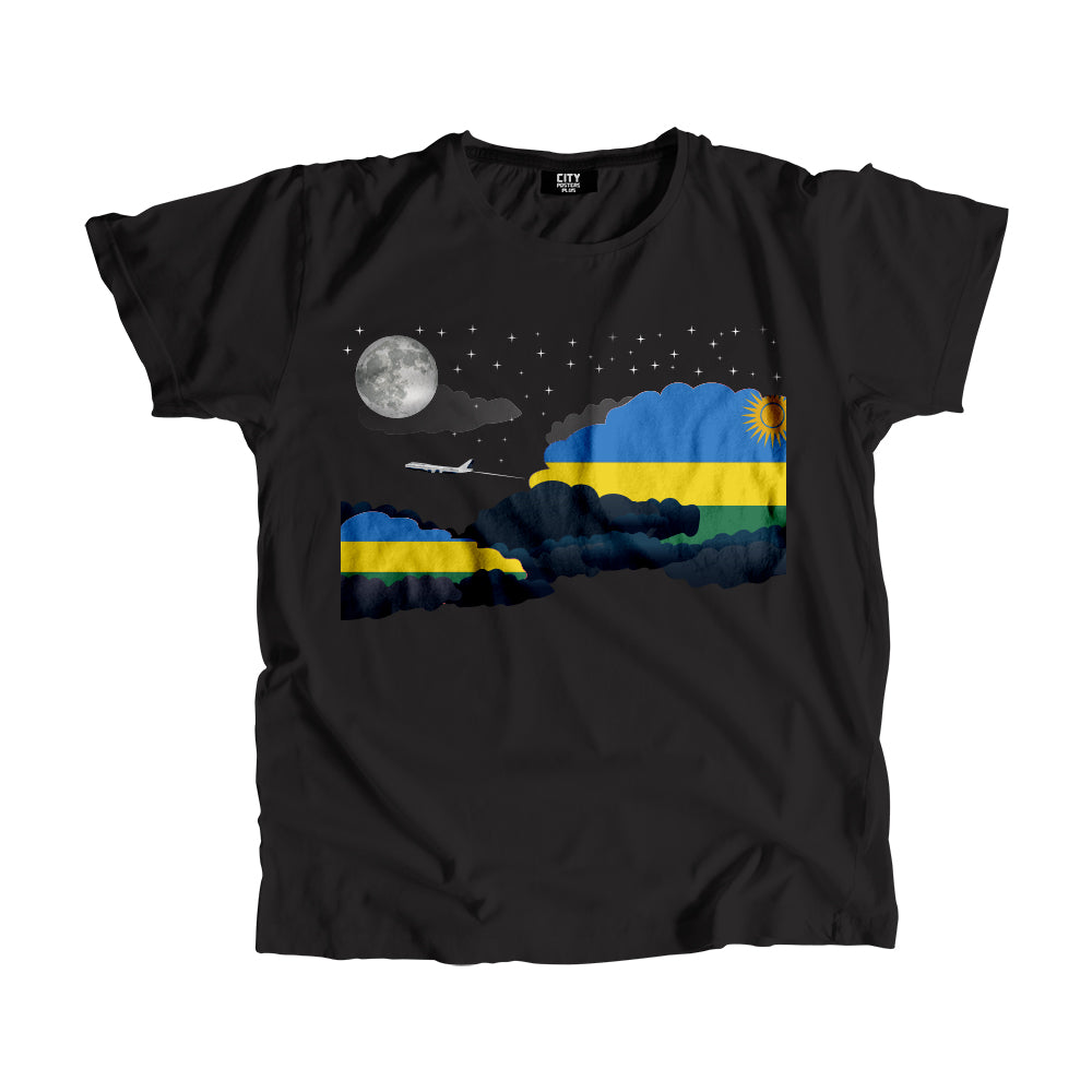 Rwanda Night Clouds Men Unisex T-Shirt
