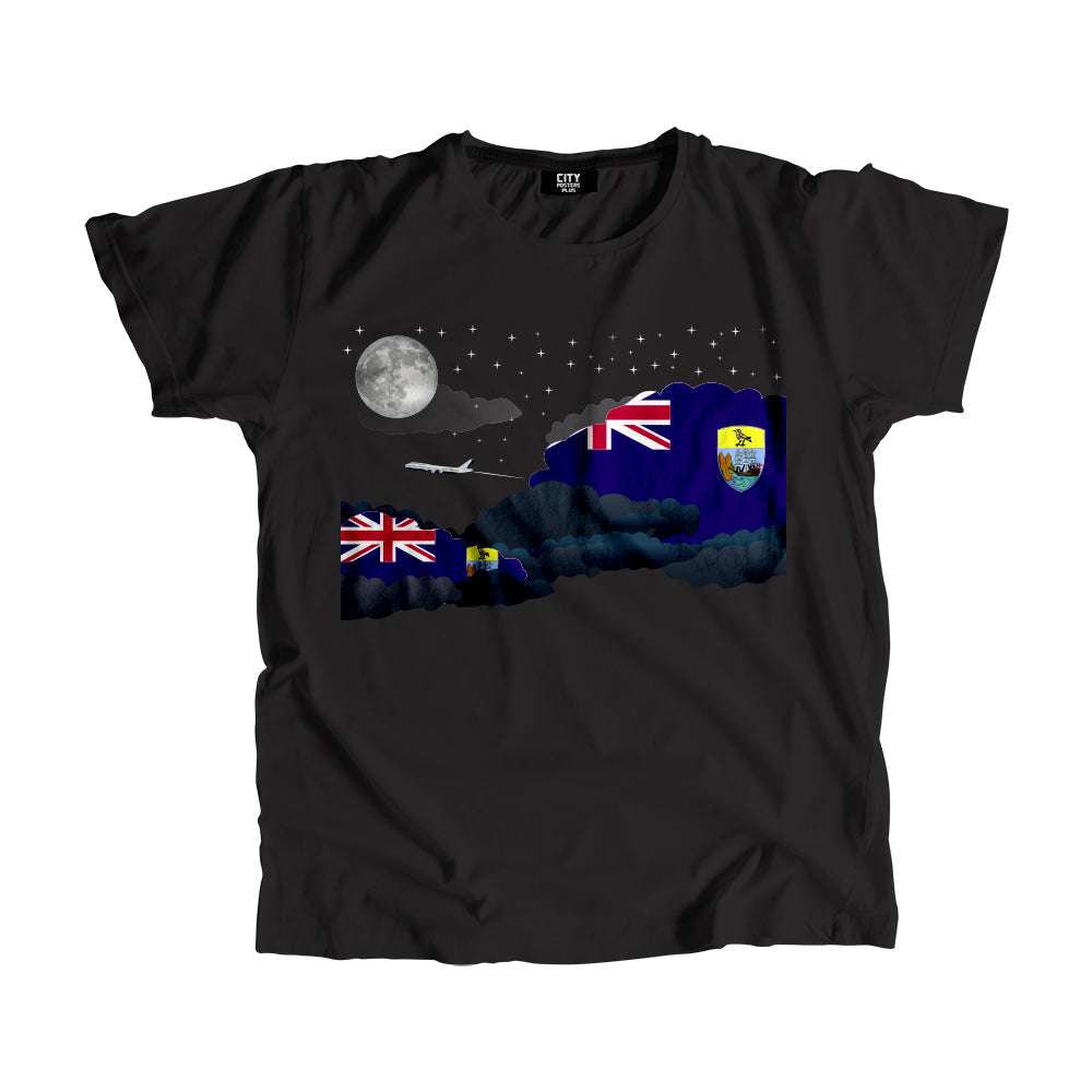 Saint Helena Night Clouds Men Unisex T-Shirt