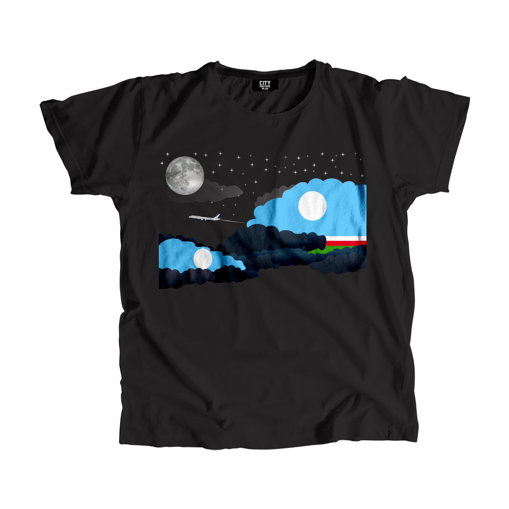 Sakha Republic Night Clouds Men Unisex T-Shirt