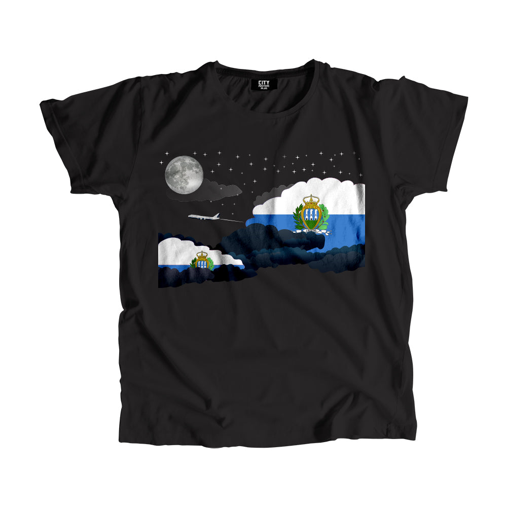 San Marino Night Clouds Men Unisex T-Shirt