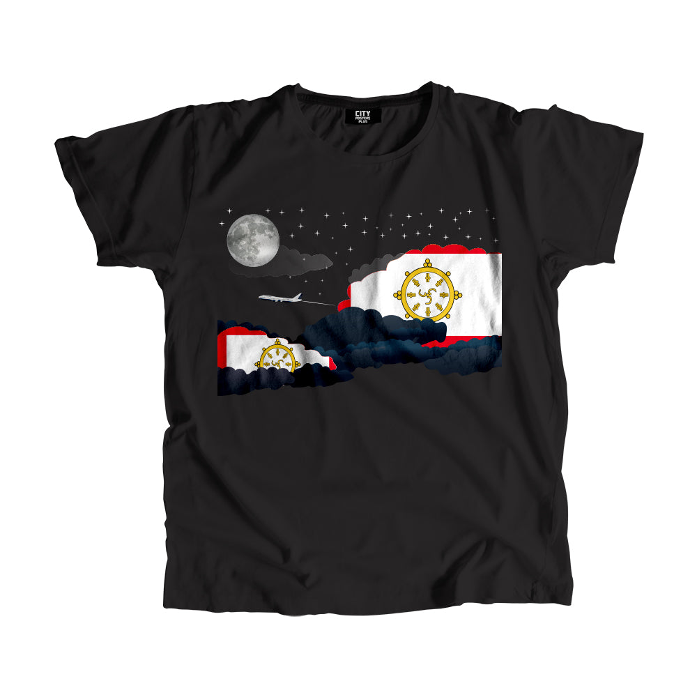 Sikkim Night Clouds Men Unisex T-Shirt