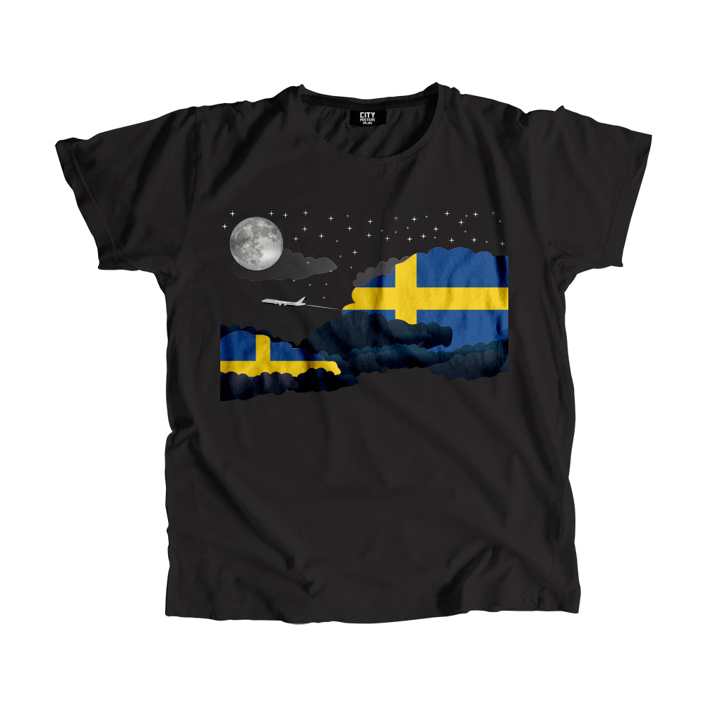 Sweden Night Clouds Men Unisex T-Shirt