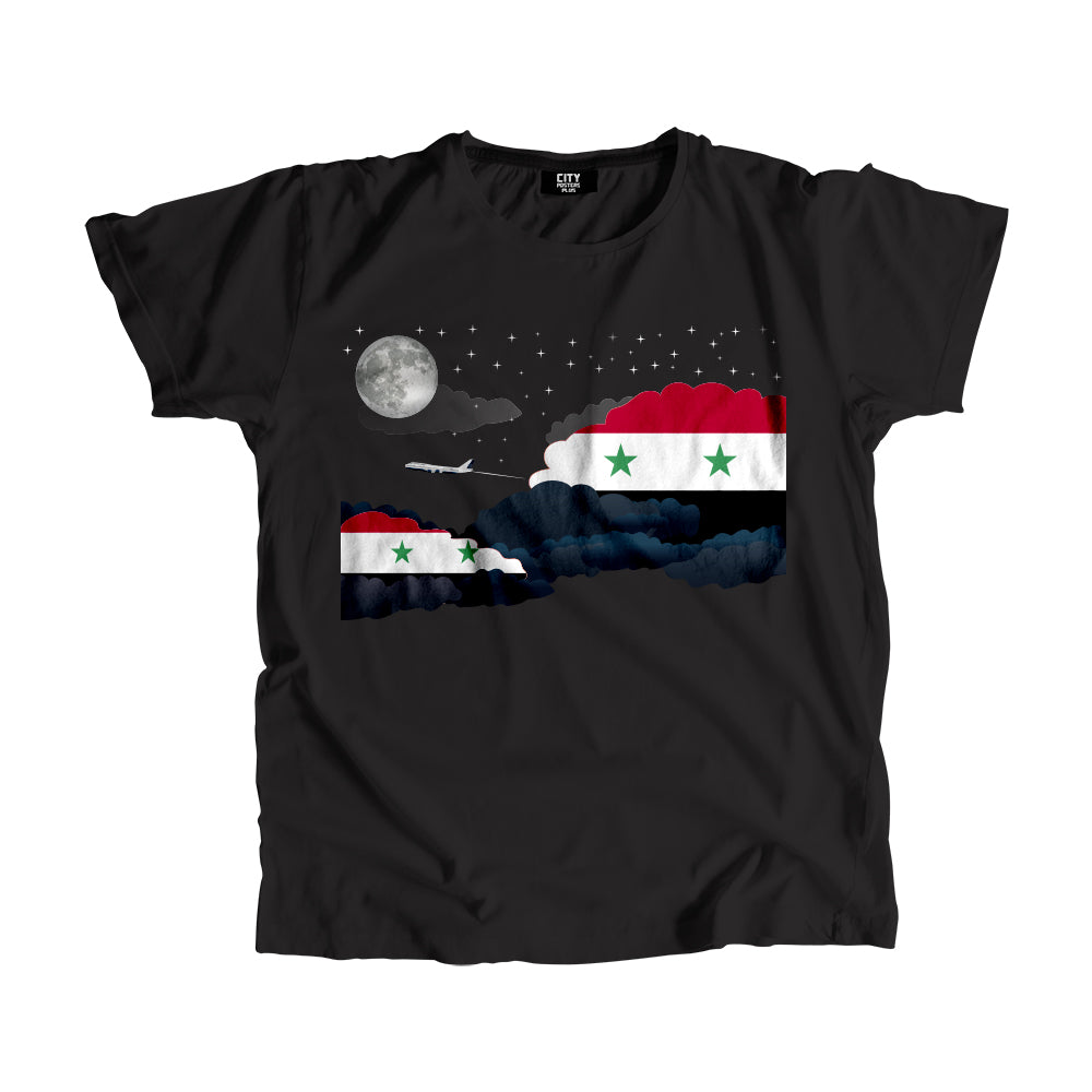 Syria Night Clouds Men Unisex T-Shirt
