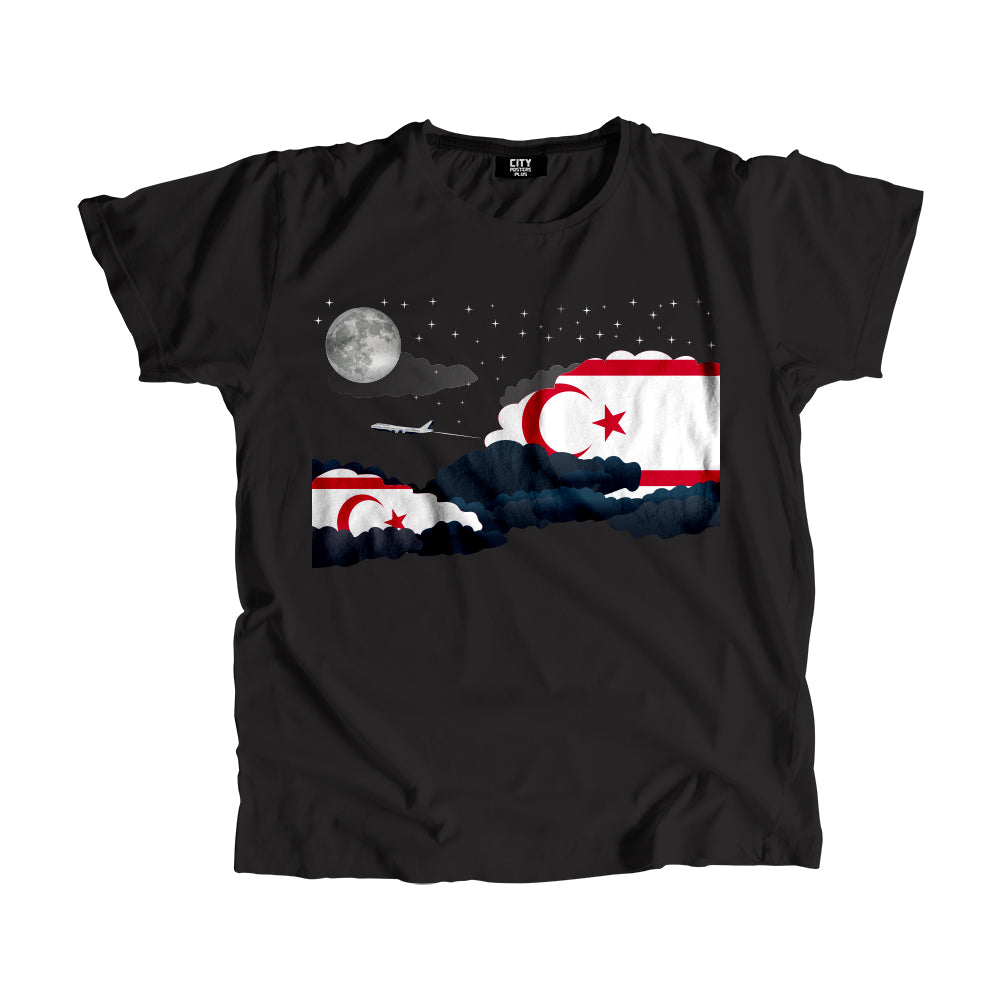 Turkish Republic of Northern Cyprus Night Clouds Men Unisex T-Shirt