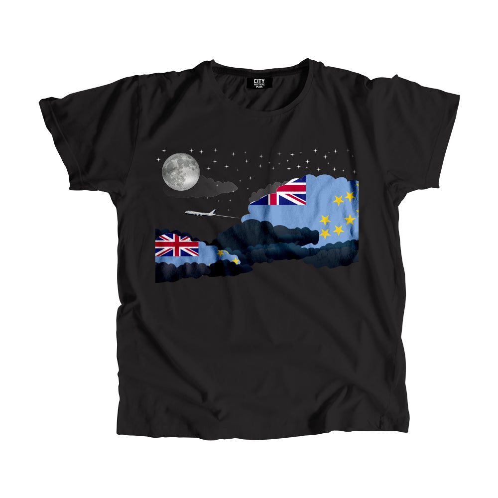 Tuvalu Night Clouds Men Unisex T-Shirt