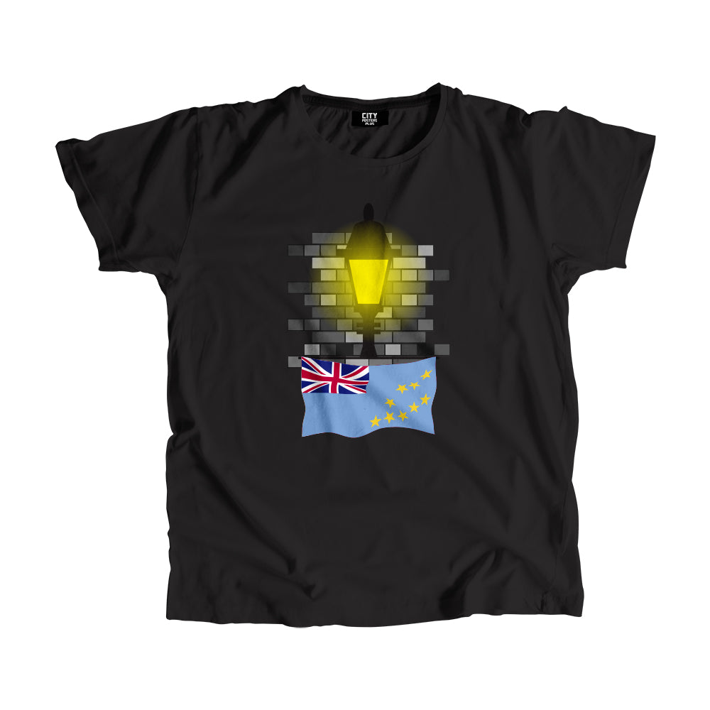 Tuvalu Street Lamp Bricks Men Unisex T-Shirt