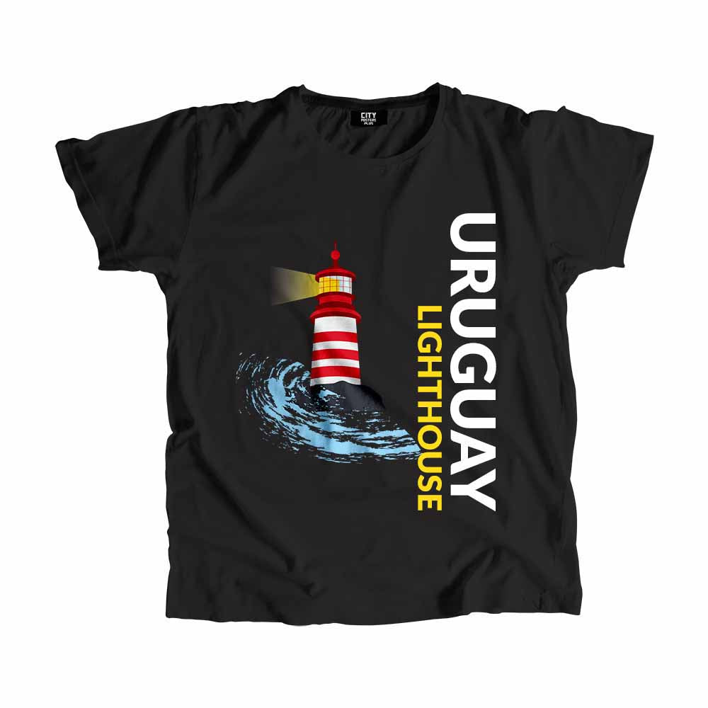 URUGUAY Lighthouse Men Unisex T-Shirt