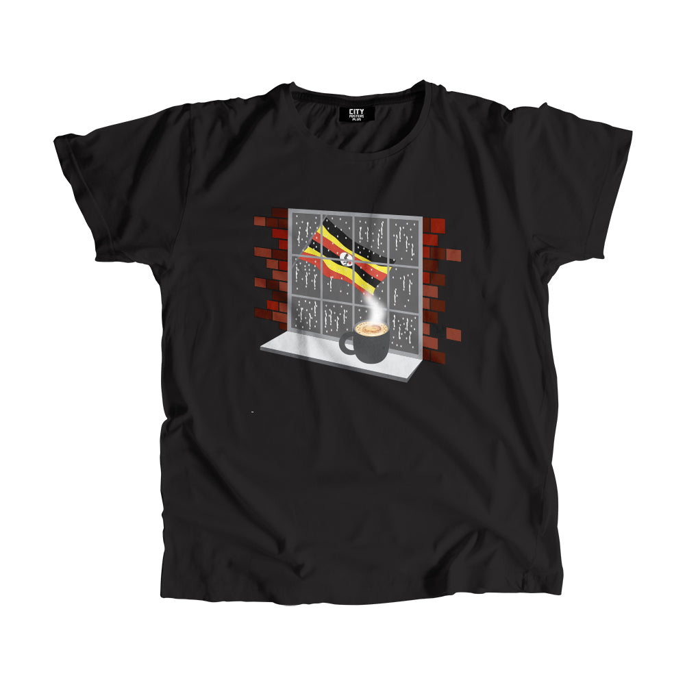 Uganda Coffee Rain Men Unisex T-Shirt