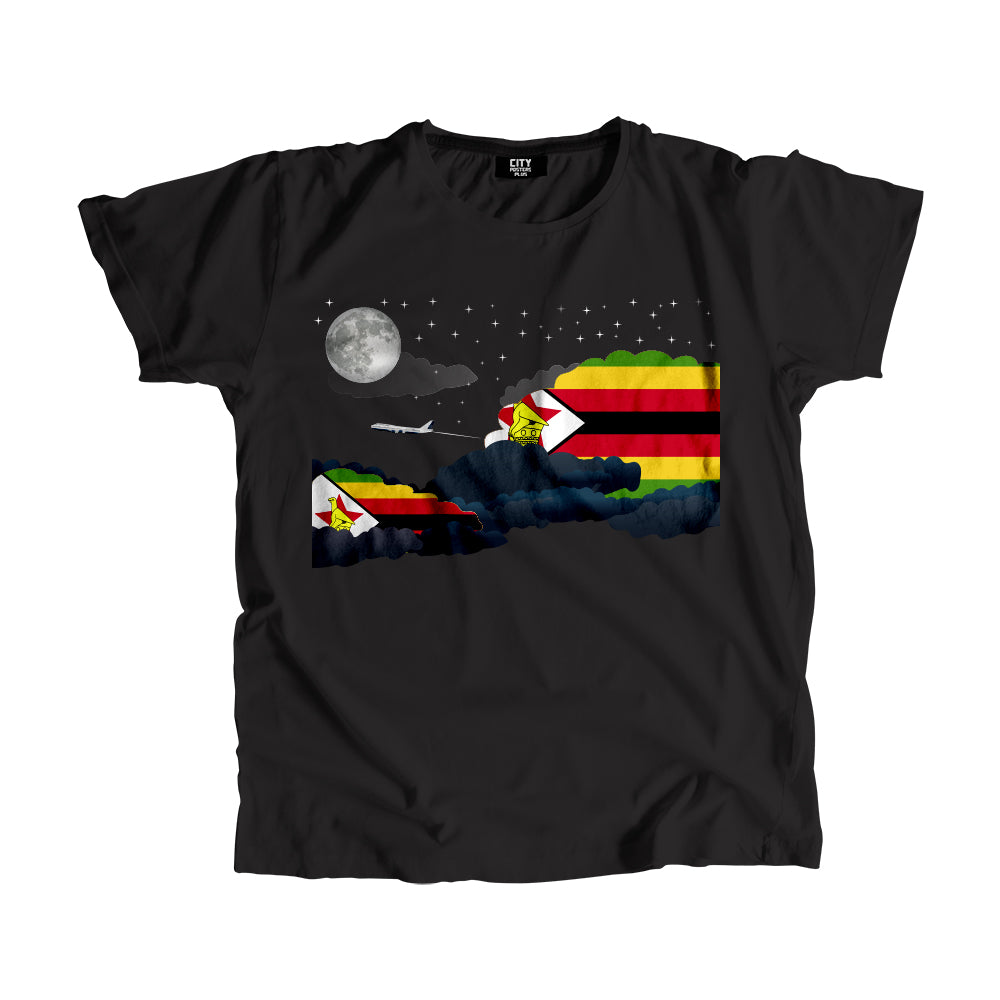Zimbabwe Night Clouds Men Unisex T-Shirt