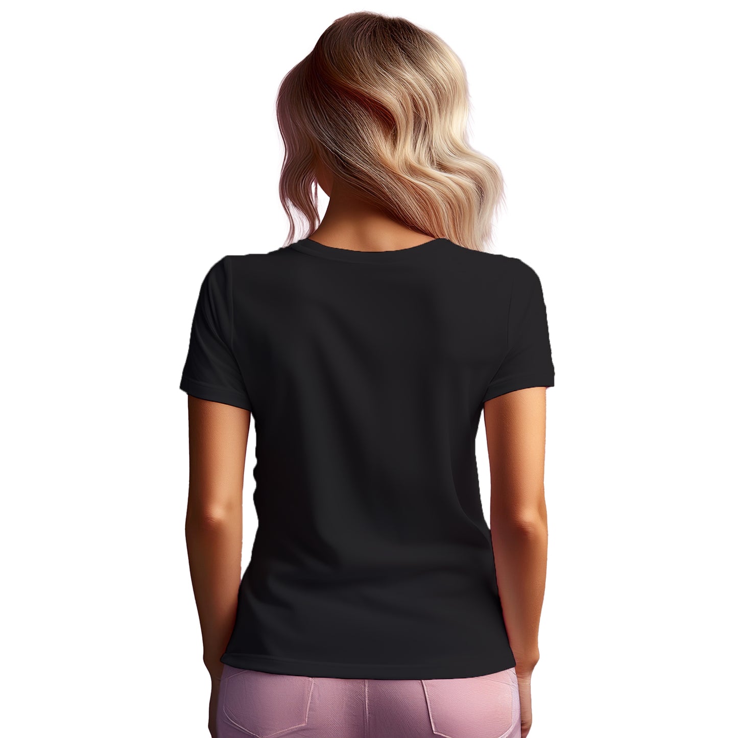 66 Number Women T-Shirt (Black)