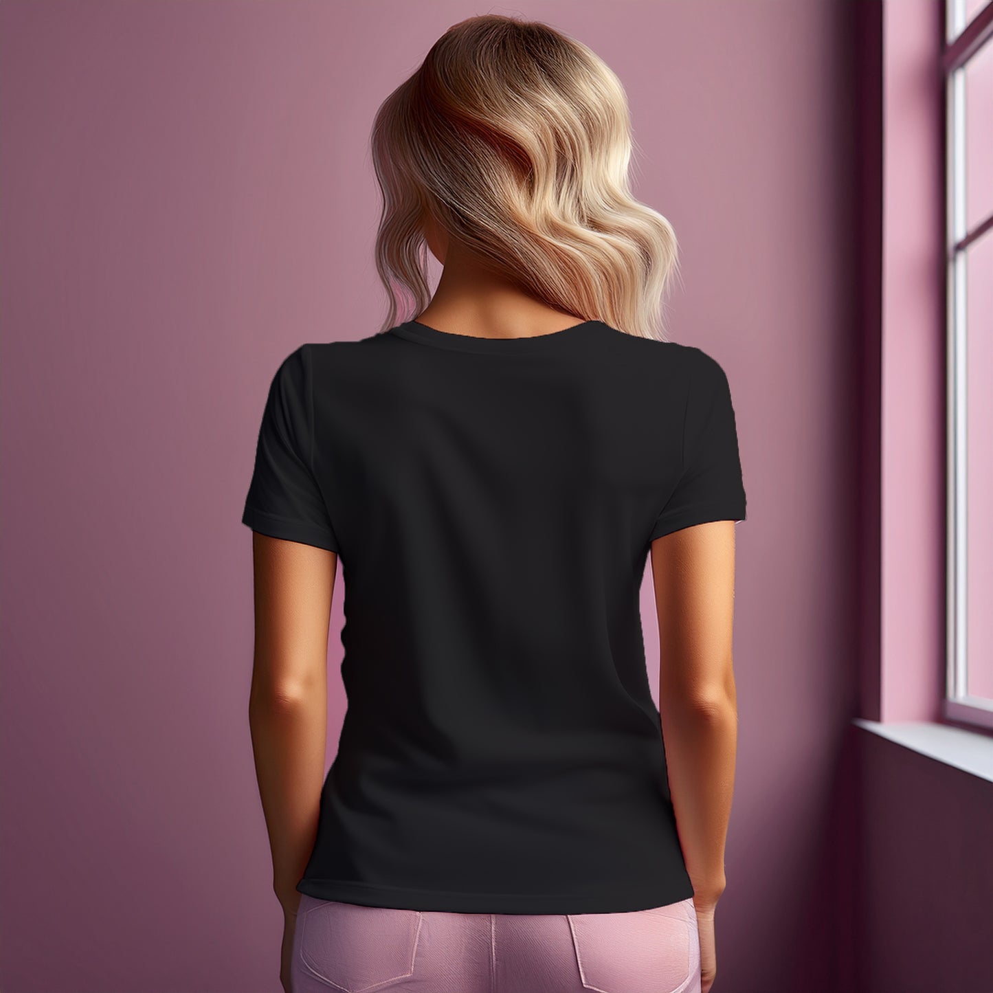 42 Number Women T-Shirt (Black)
