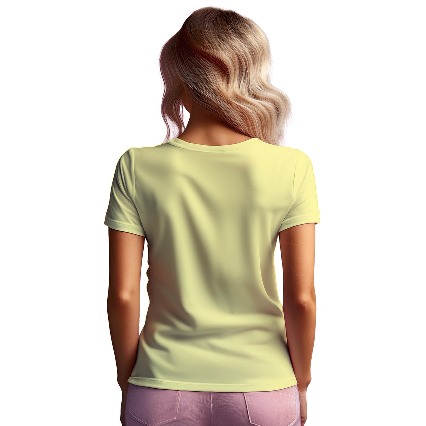 16 Number Women T-Shirt (Butter Yellow)