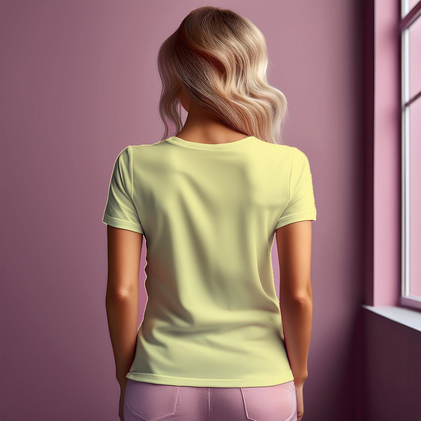 31 Number Women T-Shirt (Butter Yellow)
