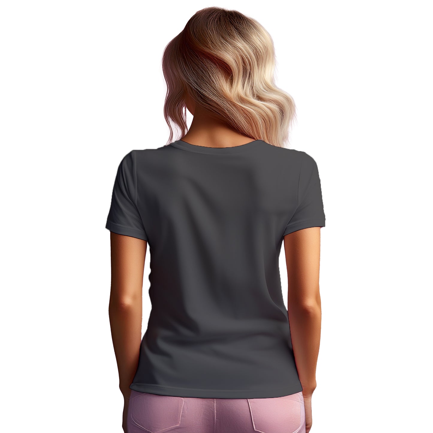 74 Number Women T-Shirt (Charcoal Grey)