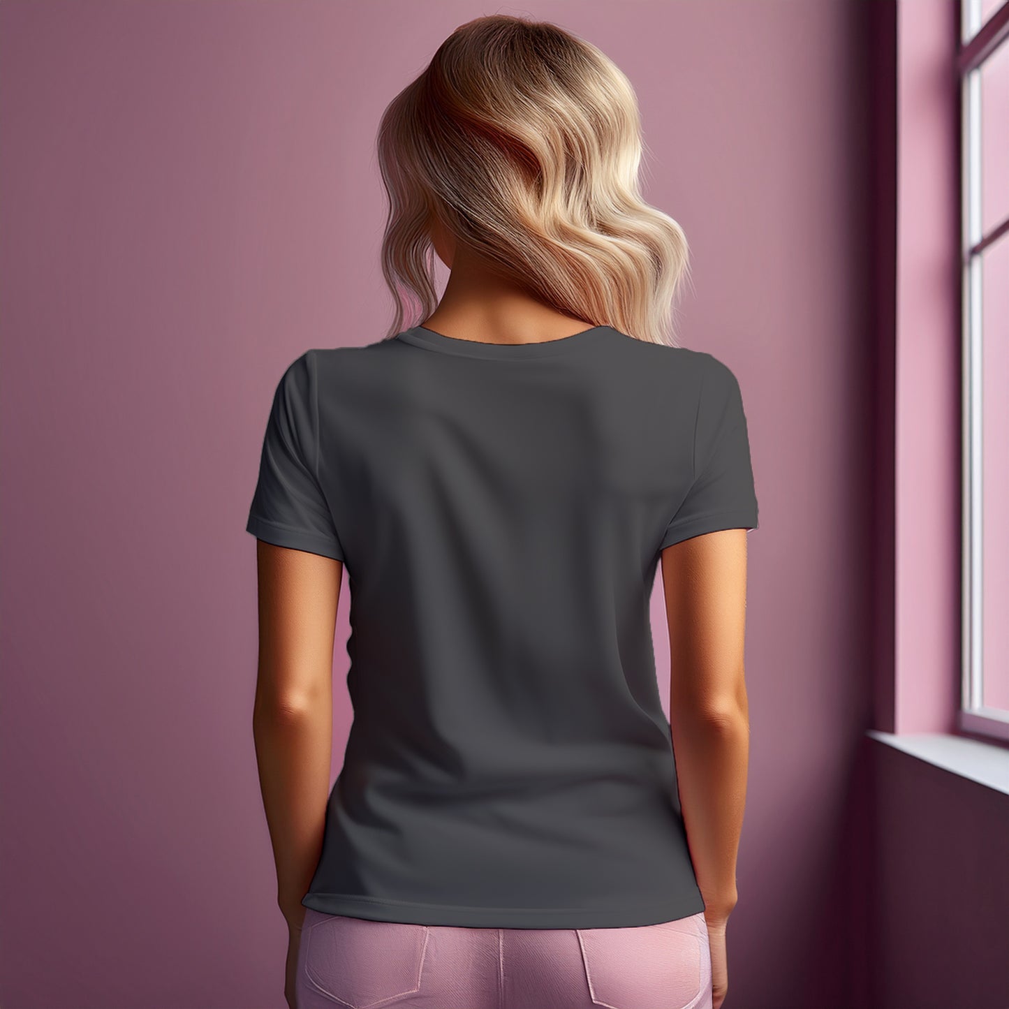 59 Number Women T-Shirt (Charcoal Grey)