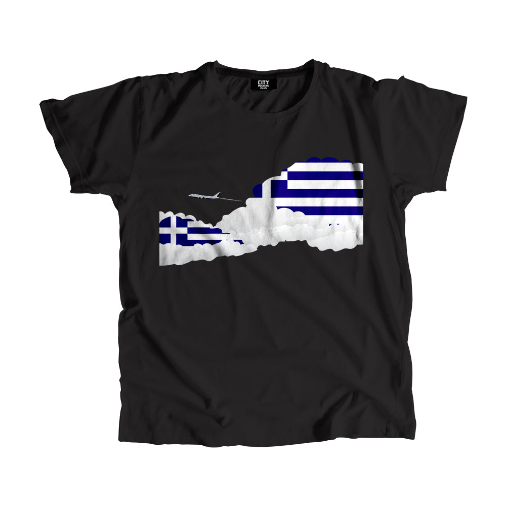 Greece Day Clouds Men Unisex T-Shirt