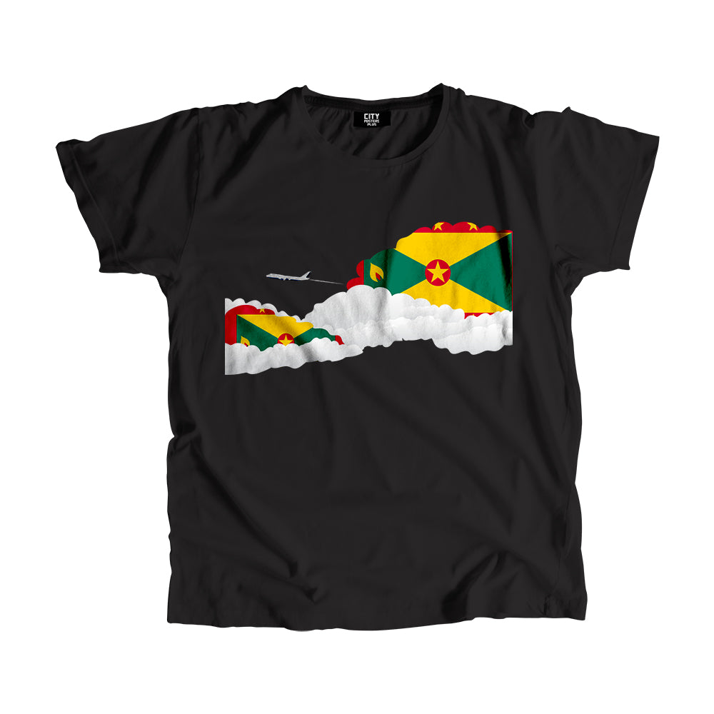 Grenada Day Clouds Men Unisex T-Shirt
