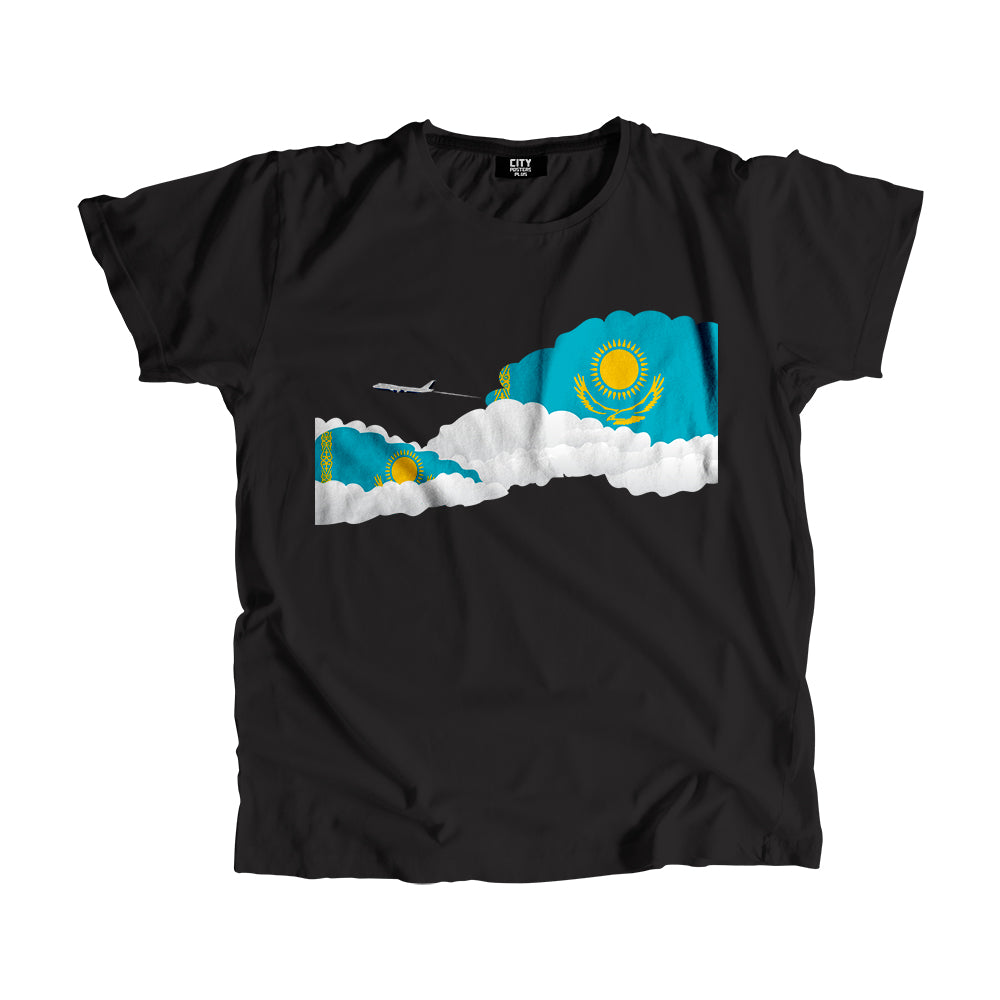 Kazakhstan Day Clouds Men Unisex T-Shirt