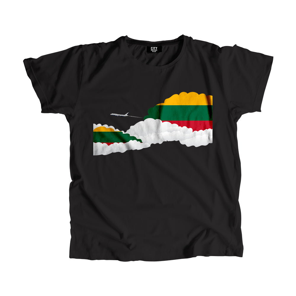 Lithuania Day Clouds Men Unisex T-Shirt