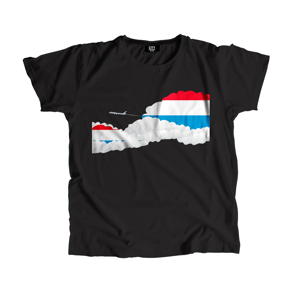 Luxembourg Day Clouds Men Unisex T-Shirt