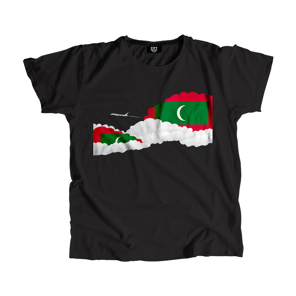 Maldives Day Clouds Men Unisex T-Shirt