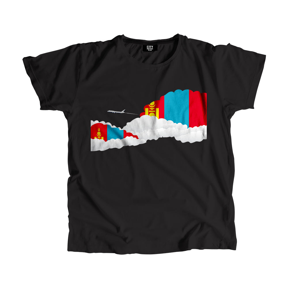 Mongolia Day Clouds Men Unisex T-Shirt