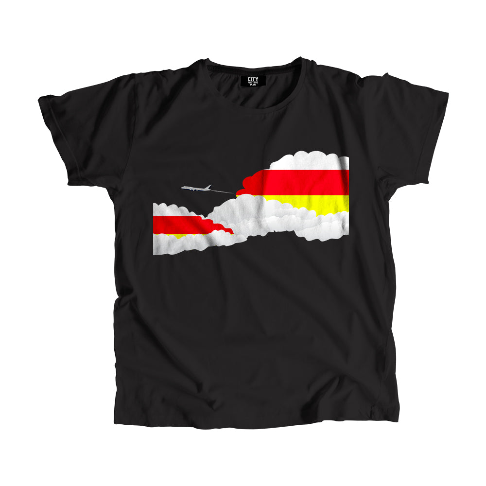 North Ossetia Day Clouds Men Unisex T-Shirt