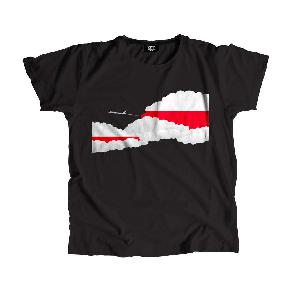 Poland Day Clouds Men Unisex T-Shirt