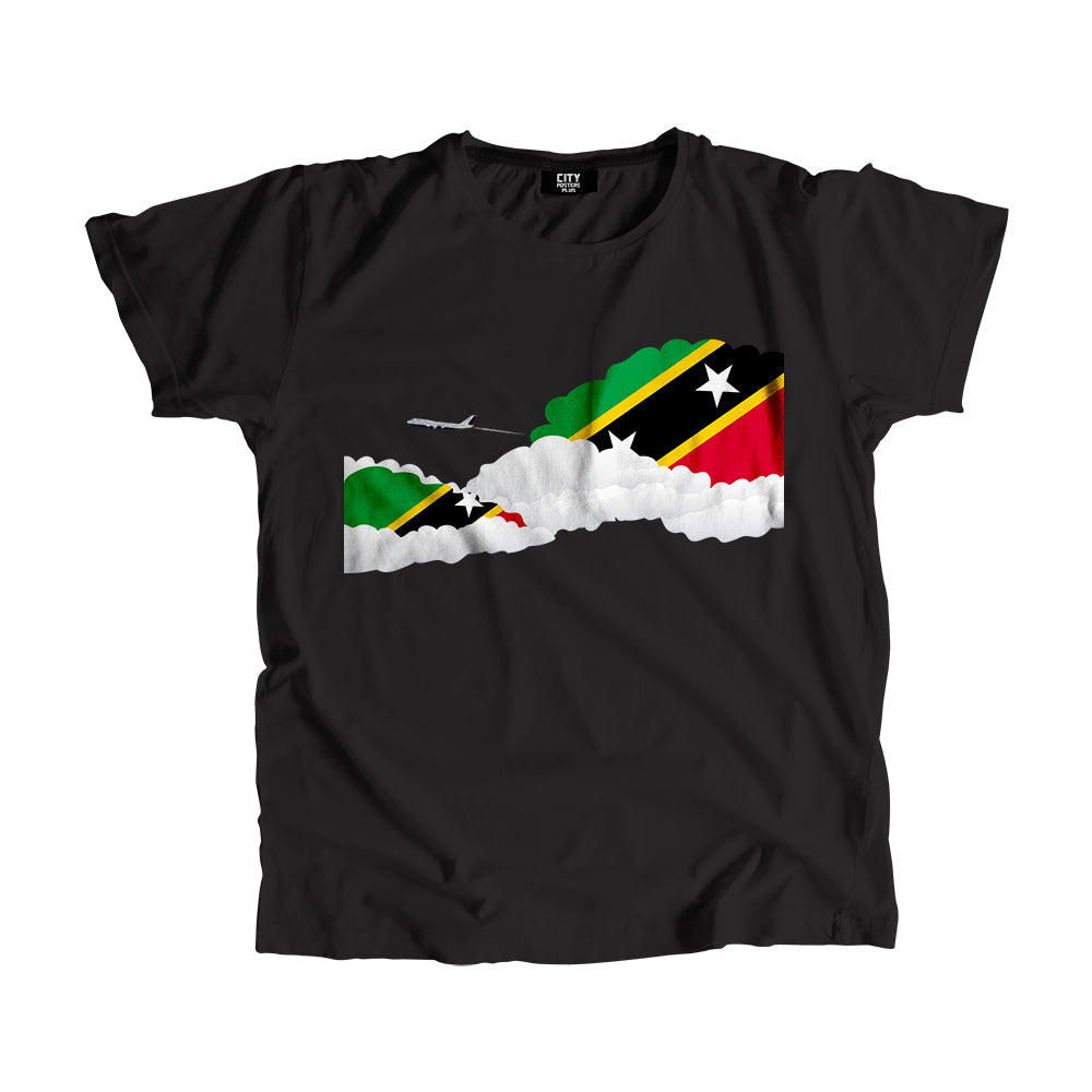 Saint Kitts and Nevis Day Clouds Men Unisex T-Shirt