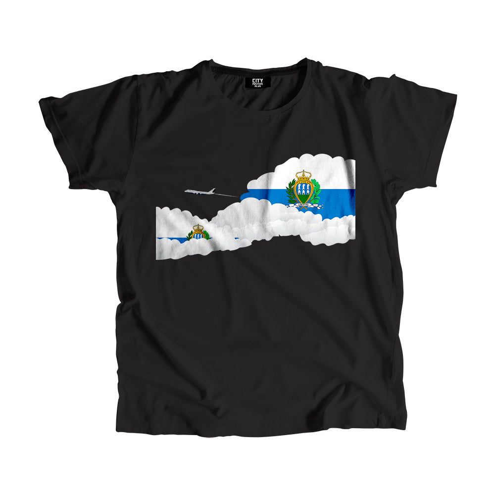 San Marino Day Clouds Men Unisex T-Shirt