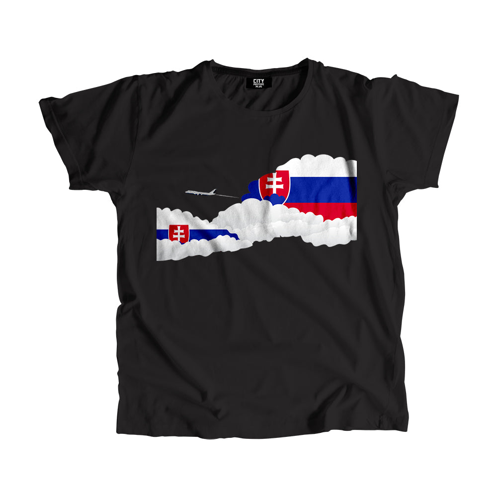 Slovakia Day Clouds Men Unisex T-Shirt