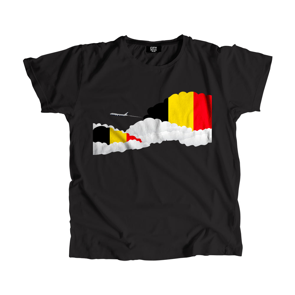 Belgium Day Clouds Men Unisex T-Shirt
