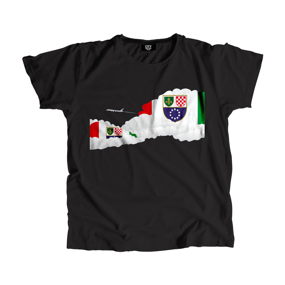 Bosnia and Herzegovina, Federation of Day Clouds Men Unisex T-Shirt