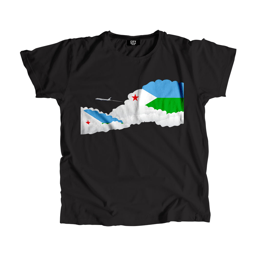 Djibouti Day Clouds Men Unisex T-Shirt