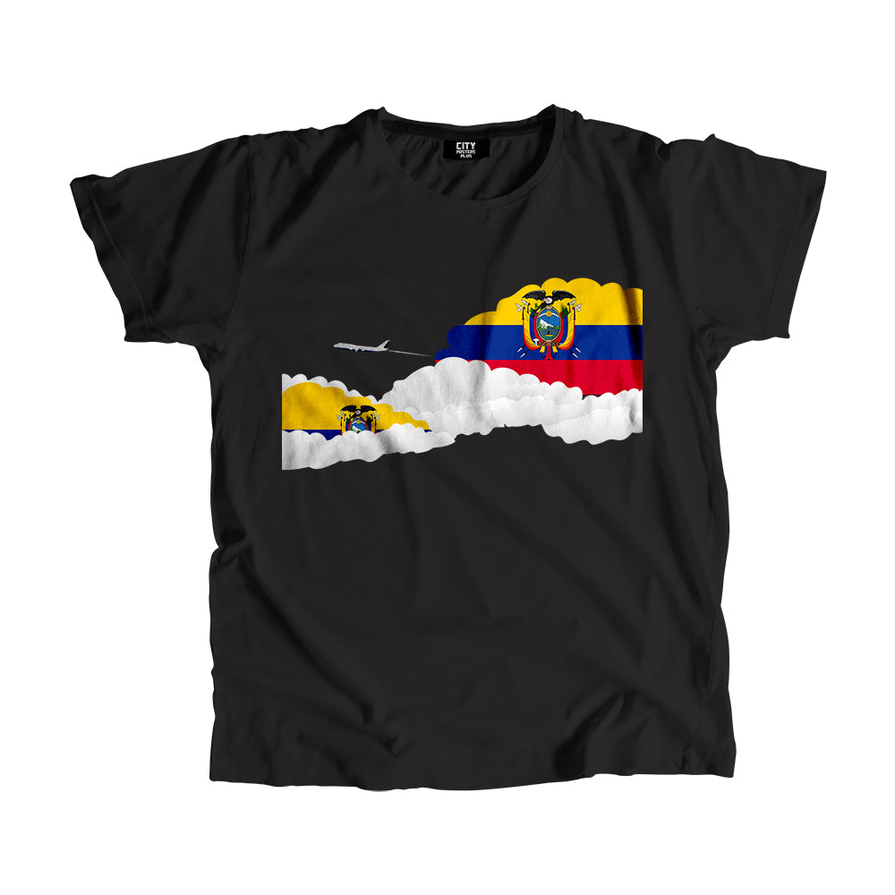 Ecuador Day Clouds Men Unisex T-Shirt