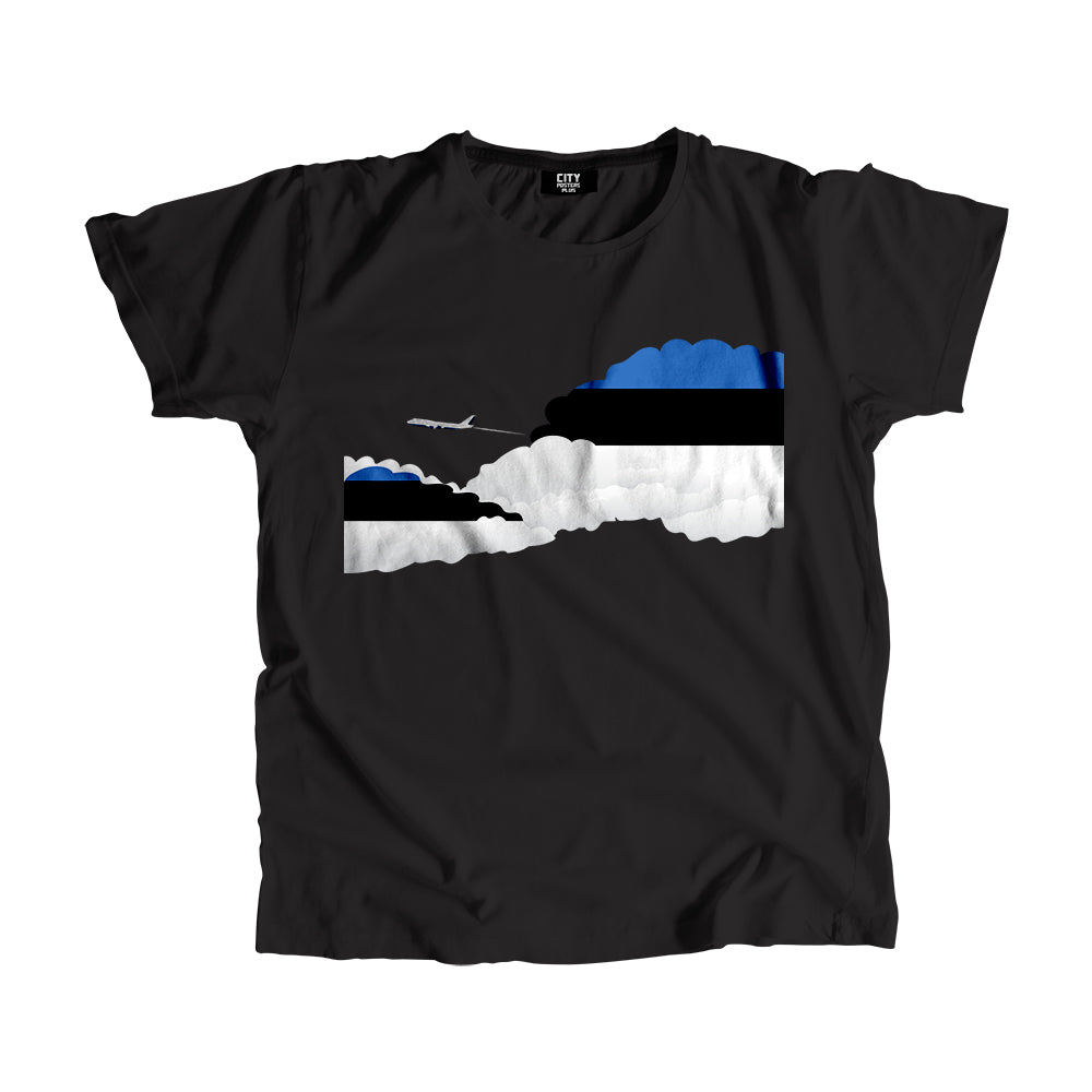 Estonia Day Clouds Men Unisex T-Shirt