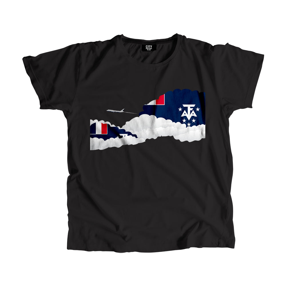 French Southern and Antarctic Lands Day Clouds Men Unisex T-Shirt