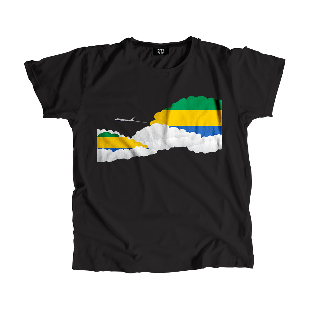 Gabon Day Clouds Men Unisex T-Shirt
