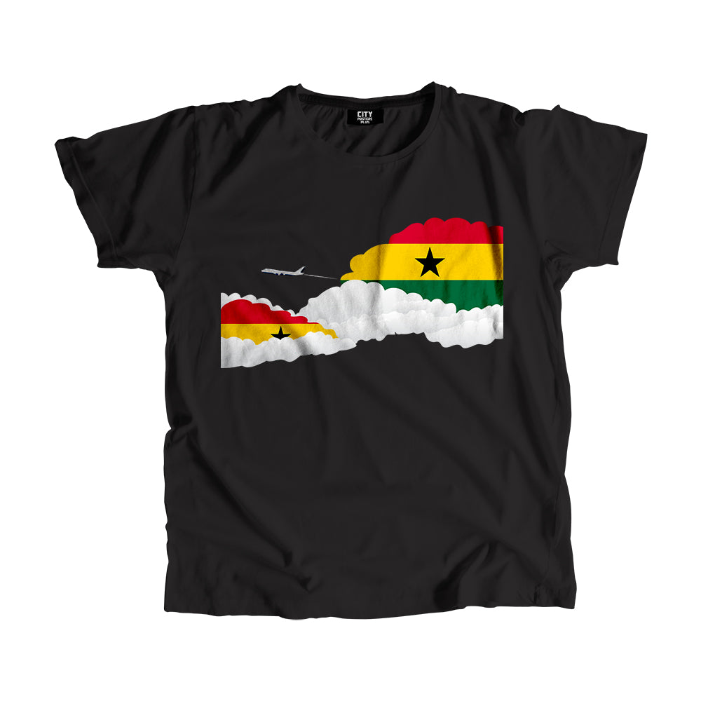 Ghana Day Clouds Men Unisex T-Shirt