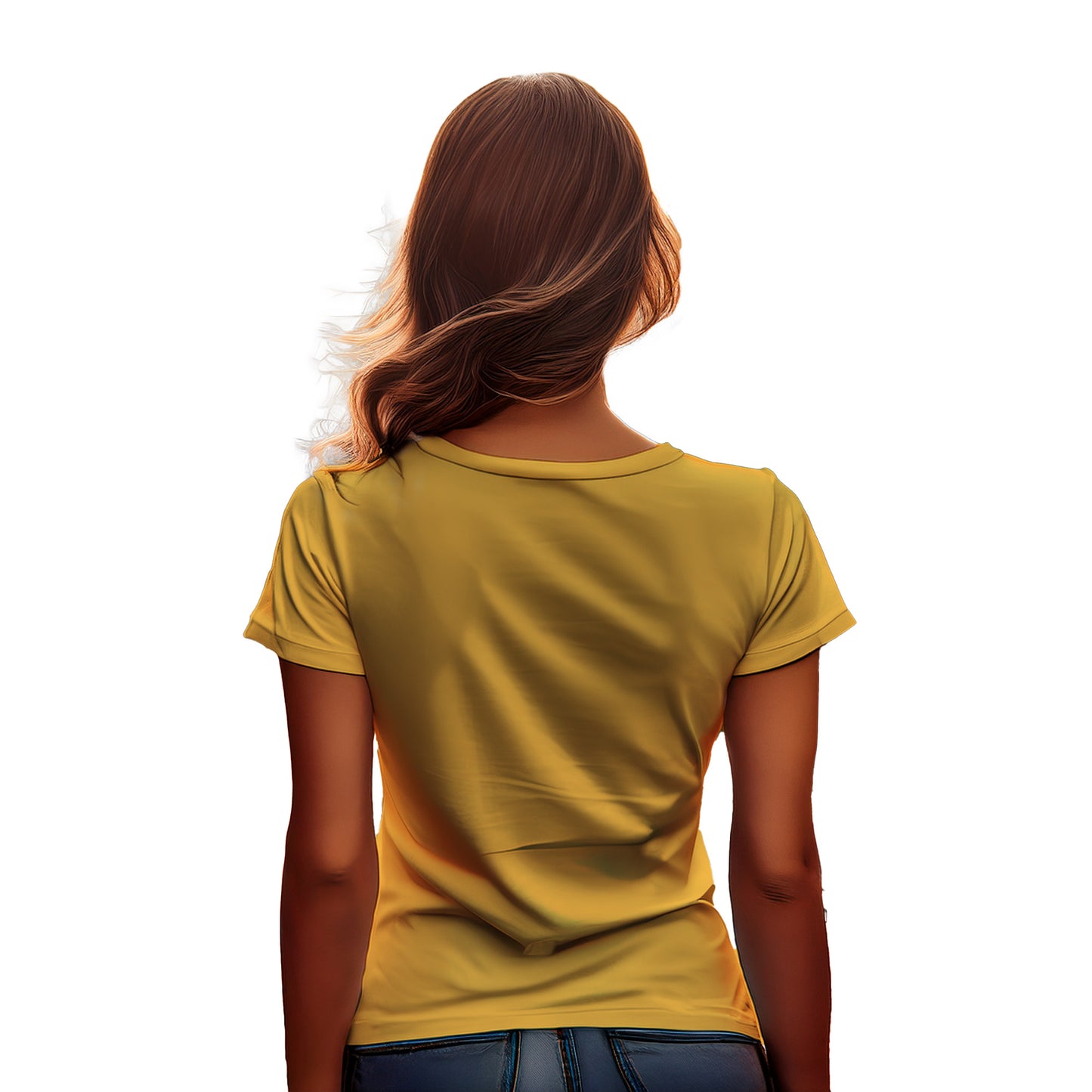 2058 Year Women T-Shirt (Golden Yellow)