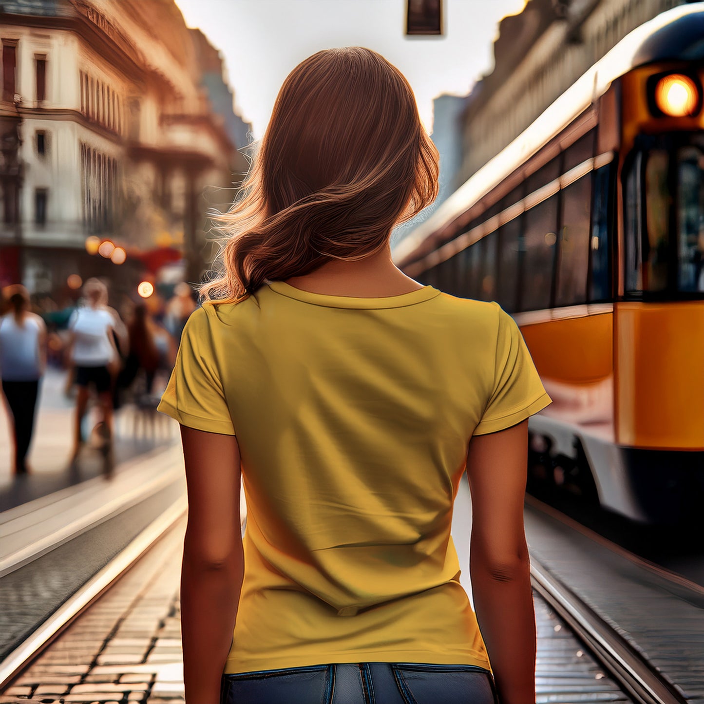 1821 Year Women T-Shirt (Golden Yellow)