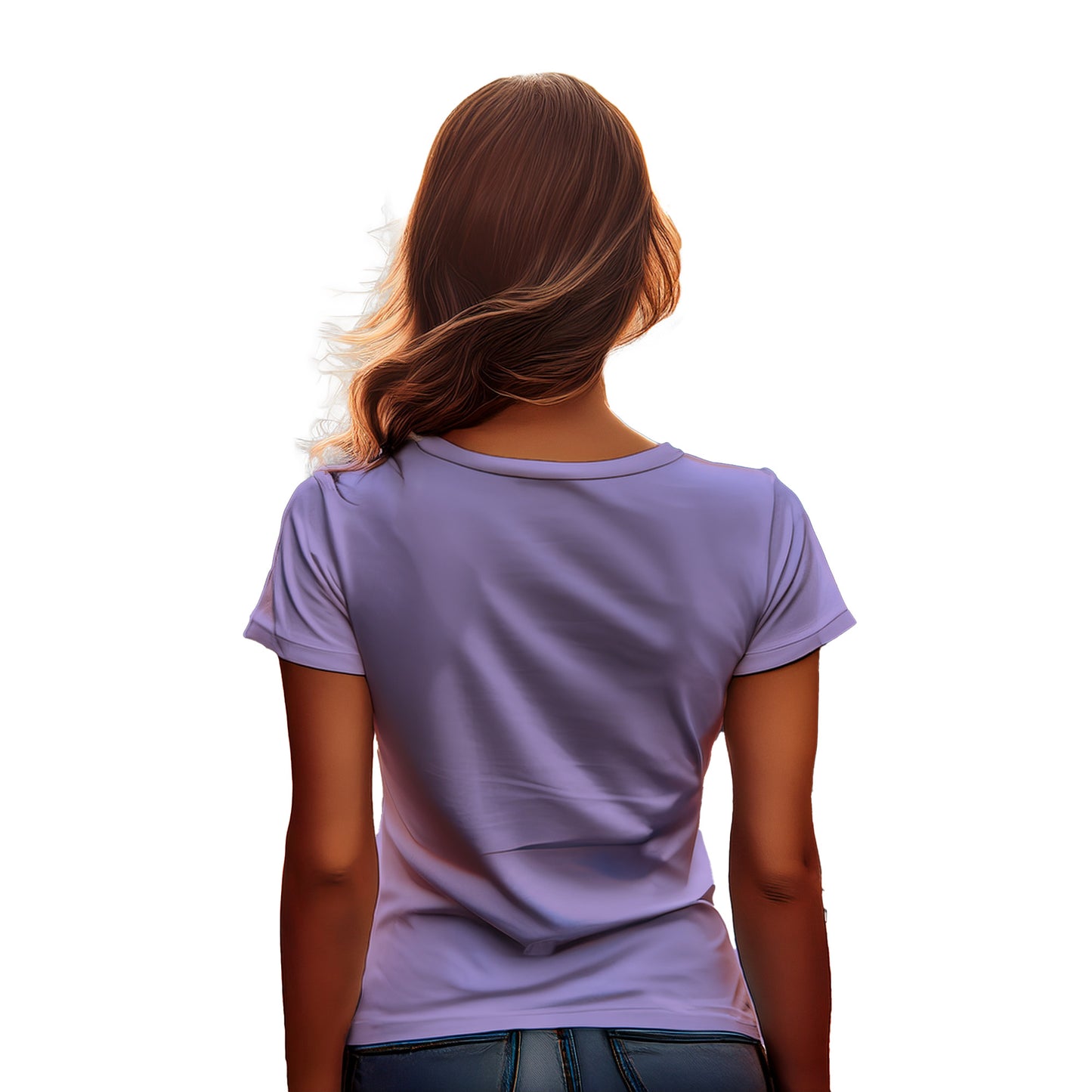 1975 Year Women T-Shirt (Iris Lavender)