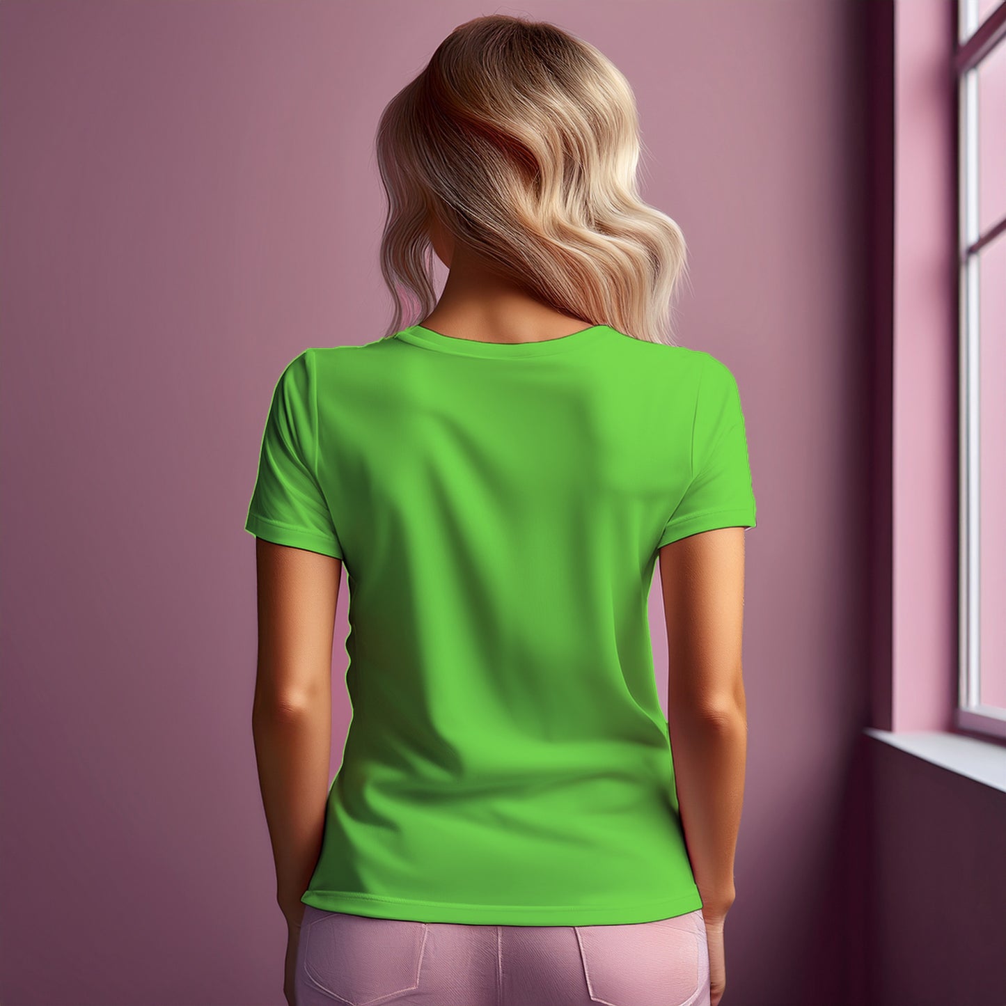 46 Number Women T-Shirt (Liril Green)