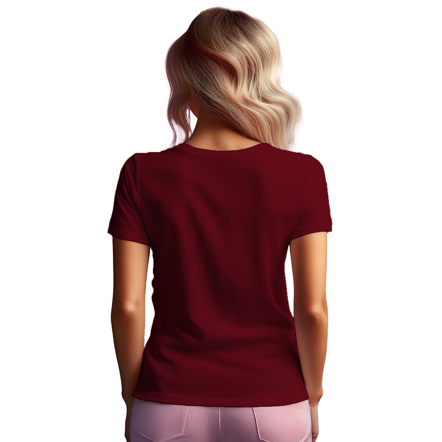 40 Number Women T-Shirt (Maroon)